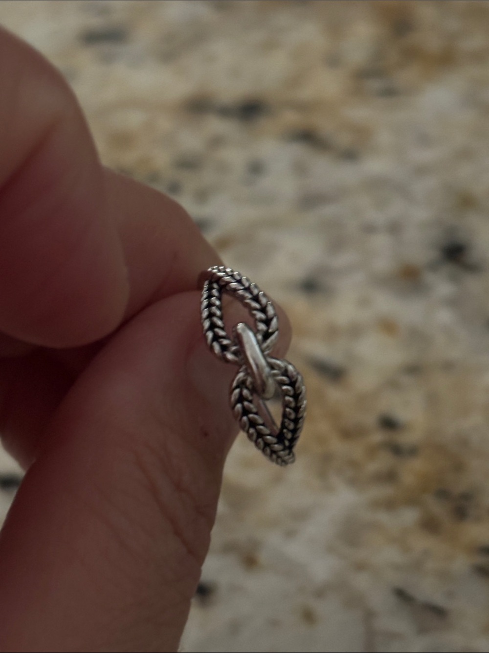 Sterling Silver Infinity Knot Ring
